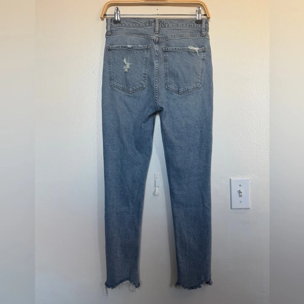 Agolde Light Blue Ankle Jeans - Picture 5 of 12